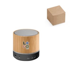 Altavoz re-glashow madera bambu