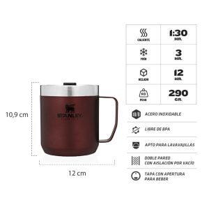 Taza Vaso Térmico Stanley Camp Mug 354 ml.