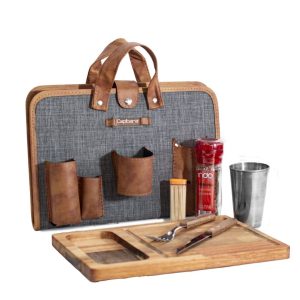 Porta tablita luxe asado x1 con especiero cordura