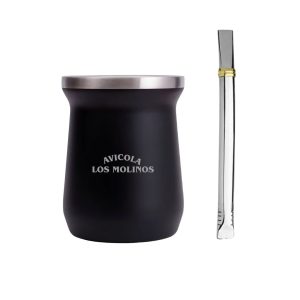 Kit mate acero inoxidable Semi recto