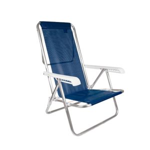 Reposera aluminio sannet 8 pos