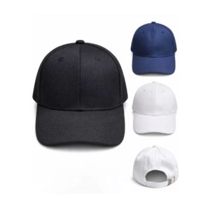 Gorra con hebilla metálica