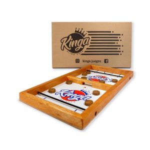 Kinga Sling Puck Pucket Juego De Mesa Madera