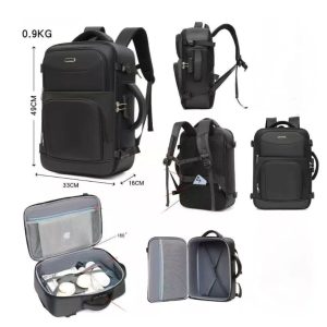 Mochila viral de viaje Carry on apertura 180°